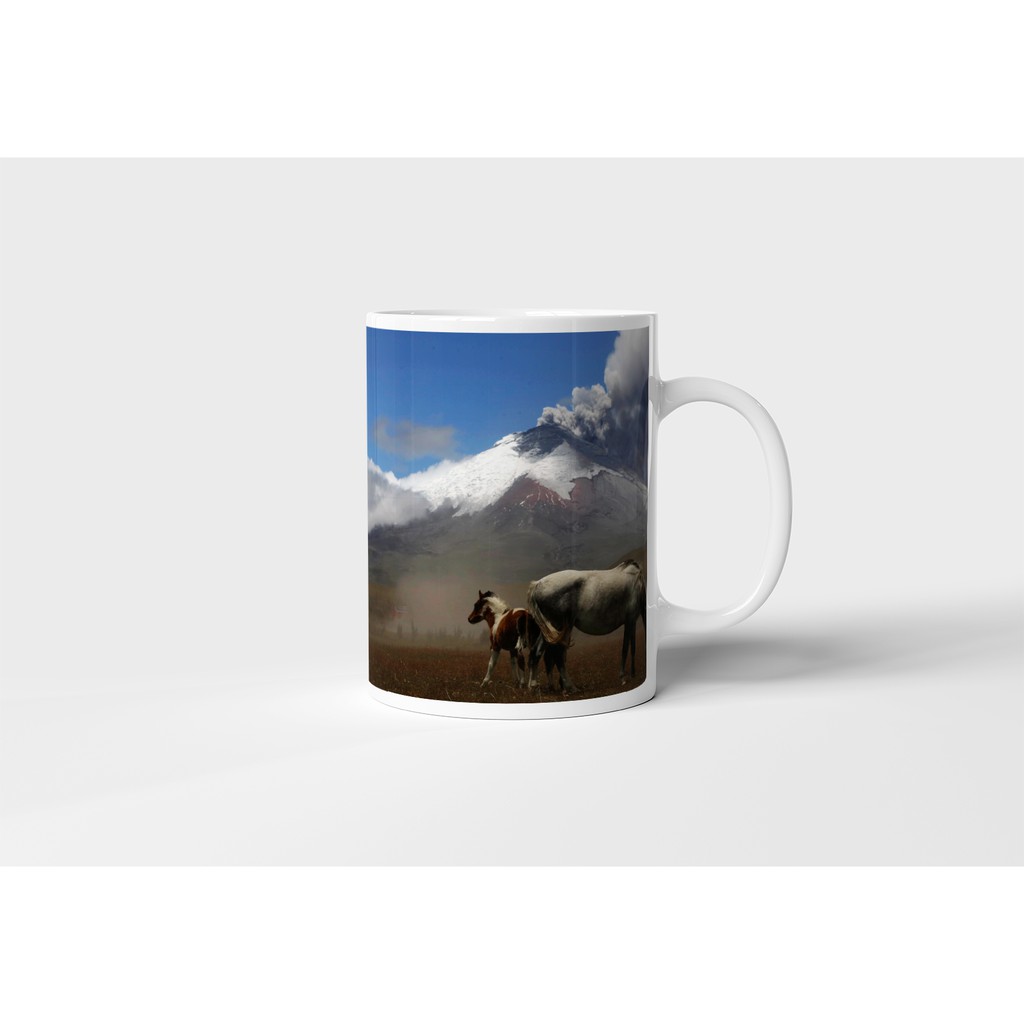 In hình trên cốc sứ - Ly sứ in hình Ngựa - Horse2 7