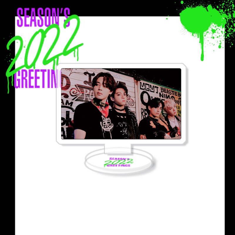 Giá đỡ để bàn trang trí cho fan BTS 2022 SEASON'S GREETINGSr