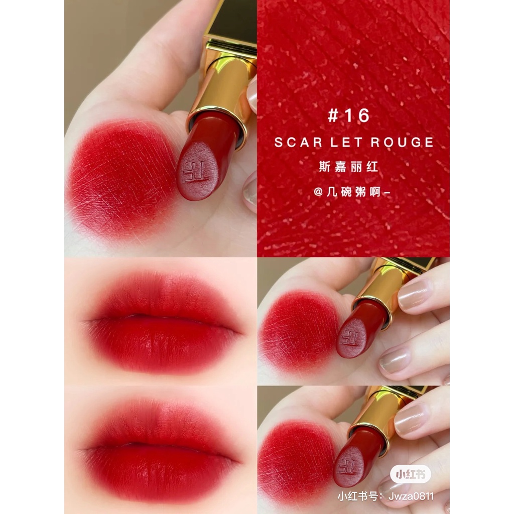 Son môi trang điểm Tom Ford vỏ màu đen sang trọng mẫu 15/ 16 tùy chọn