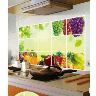 GIẤY DÁN BẾP 3D CỠ TO 60*90cm.( Giao mẫu ngẫu nhiên)