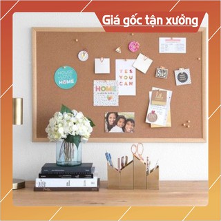Bảng ghim bằng gỗ dán ghi chú, tranh ảnh, decor