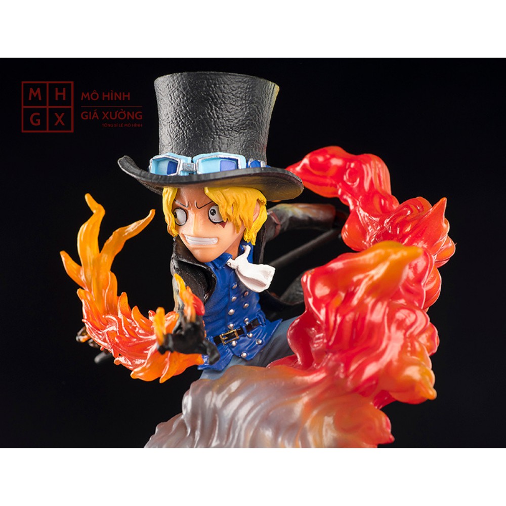 Mô hình One Piece Sabo siêu đẹp cao 12cm , trạng thái chiến đấu , figure mô hình one piece , mô hình giá xưởng