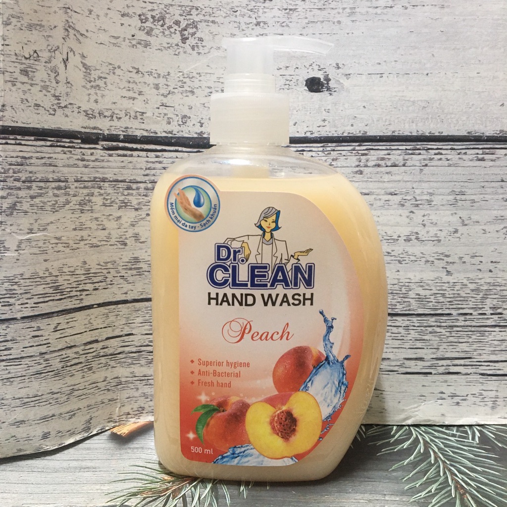 Nước rửa tay Dr Clean hương hoa quả 500ml hàng việt nam