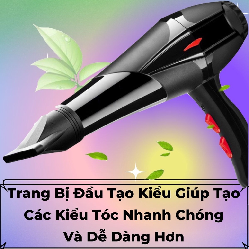 Máy Sấy Tóc Cầm Tay Cao Cấp 2 Chiều Nóng Lạnh Không Gây Hư Tổn Cho Tóc Kèm Đầu Sấy Tạo Kiểu Làm Khô Tóc Nhanh Kotic_shop