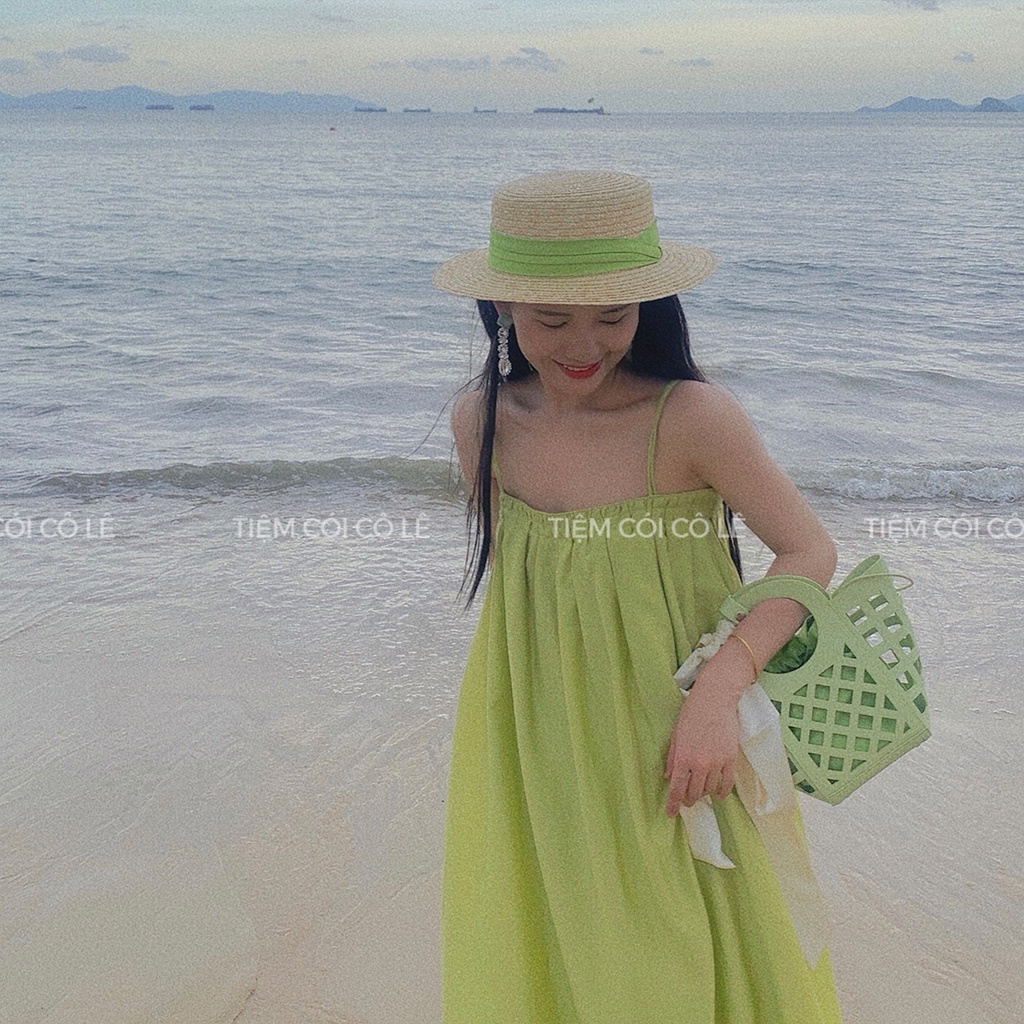 Nón cói panama đai mũ nhiều màu sắc kiểu dáng sang trọng cao cấp - Tiệm Cói Cô Lê