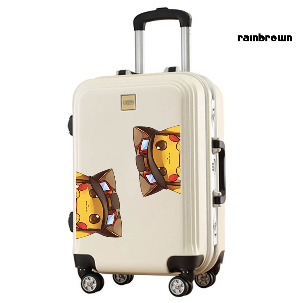 Sticker Dán Trang Trí Laptop / Xe Mô Tô Hình Pikachu Dễ Thương