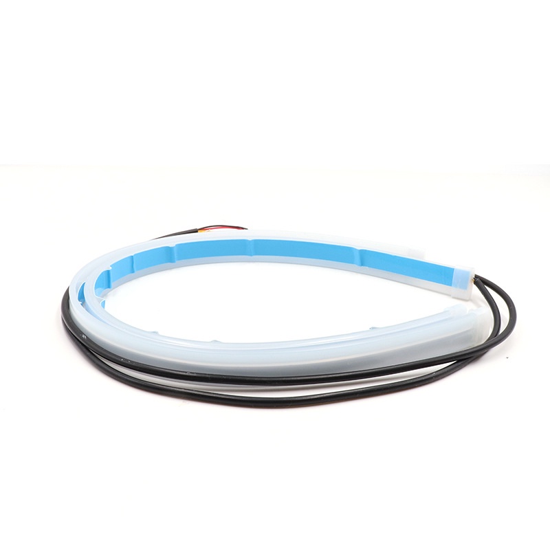 Cặp dây đèn led mí xe hơi daylight ~  xi nhan 60cm  siêu mỏng 4mm