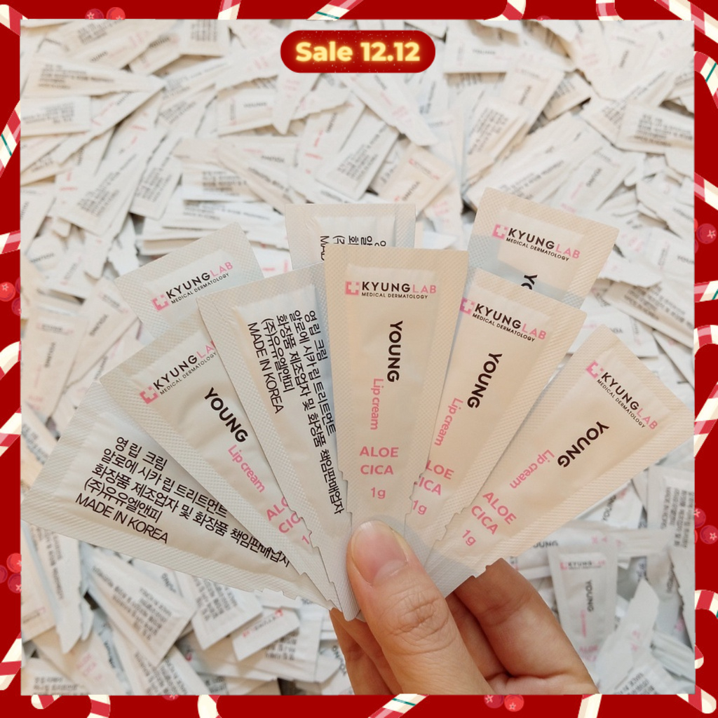 Sample son dưỡng môi Young Lip Cream Kyung lab, Son dưỡng dành cho môi khô 1g