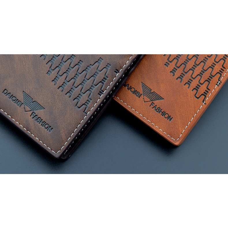 Ví nam da Ví da nam Bóp nam da thời trang thiết kế sang trọng đẹp tiện ích CÓ NGĂN KHÓA KÉO