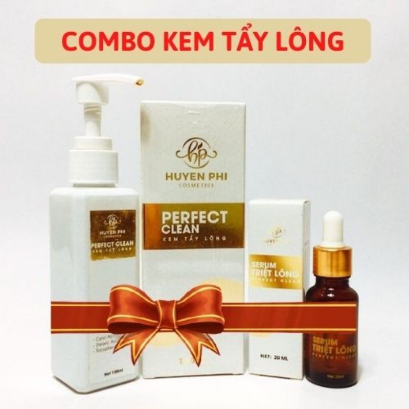 Combo Kem Tẩy Lông + Serum Triệt Lông Huyen Phi