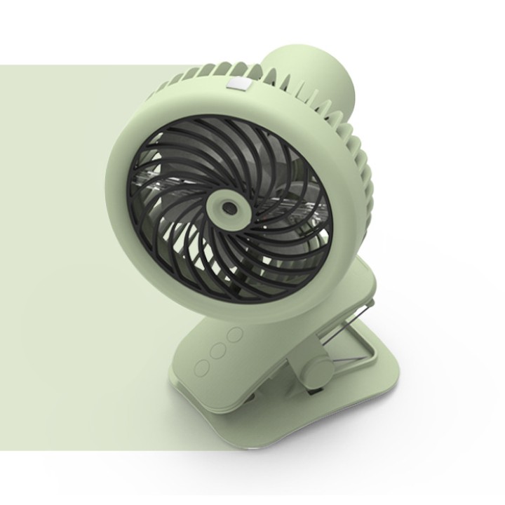 Quạt tích điện phun sương mini ⚜️ BẢO HÀNH 12 THÁNG ⚜️ Kèm Cáp Sạc & Chân Đế Kẹp Bàn | BigBuy360 - bigbuy360.vn