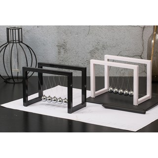 Con Lắc Newton Đặt Bàn Dao Động  Bằng Thép Không Gỉ Thế Hệ 2 Full Box