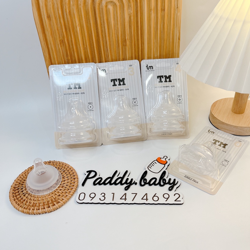 Núm Tovy &amp; Molly Hàn Quốc 2 lỗ thoát khí cho bé - Made in Korea