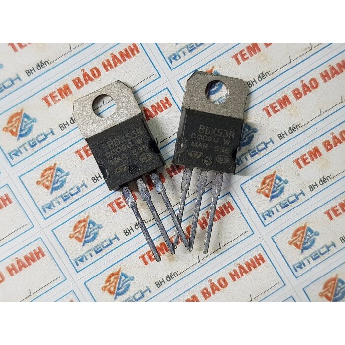 [Combo 3 chiếc] BDX53B Darlington Transistor 8A/80V TO-220