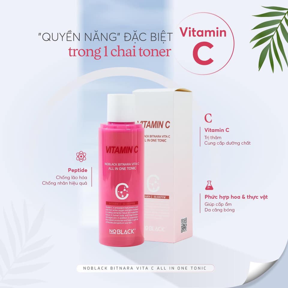 [Hàng Chính Hãng][Rẻ Vô Địch] Toner Kích Trắng Hồng Da VITAMIN C, Dưỡng Da Chuyên Sâu