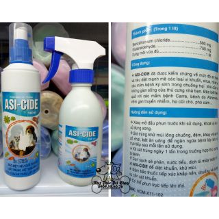 🐶🐱 Dung dịch sát trùng vệ sinh cho vật nuôi ASI-CIDE