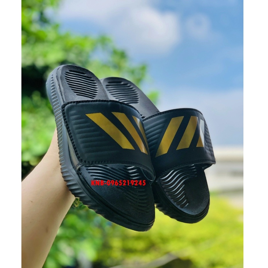 Dép 𝐀𝐃𝐈𝐃𝐀𝐒,dép adidas,dep adidas Alphabounce,dép quai ngang nam nu 3 sọc hàng xịn 1-1 đế dày nhẹ tặng hộp đen sọc vàng