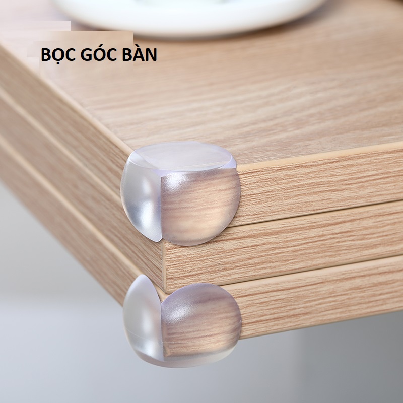 Bịt góc bàn, bịt cạnh silicon bàn an toàn cho bé