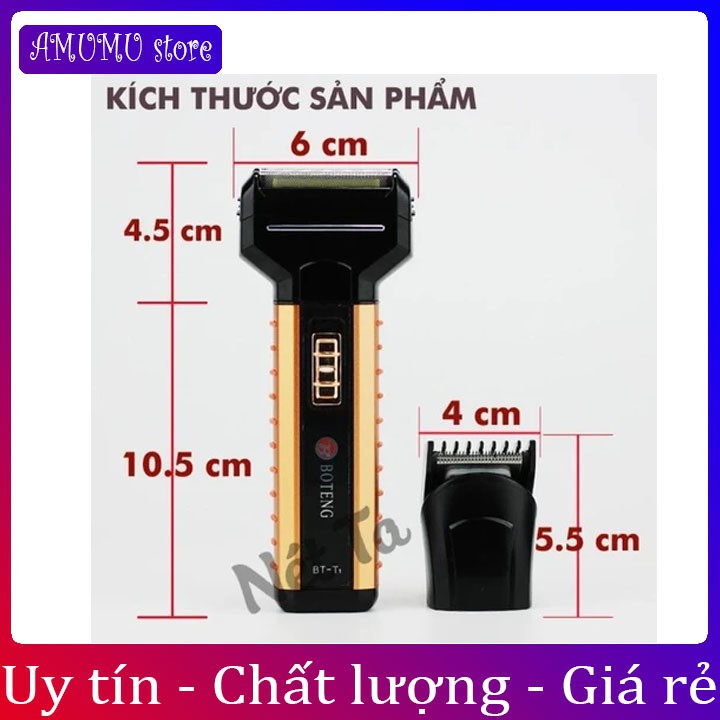 Tông đơ cắt tóc kiêm máy cạo râu, cắt mũi Boteng BT-T1