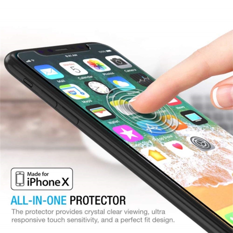 Bộ 3 miếng dán cường lực cho IPhone X XR XS Max 8 7 6 6S Plus 5 5S SE 4S