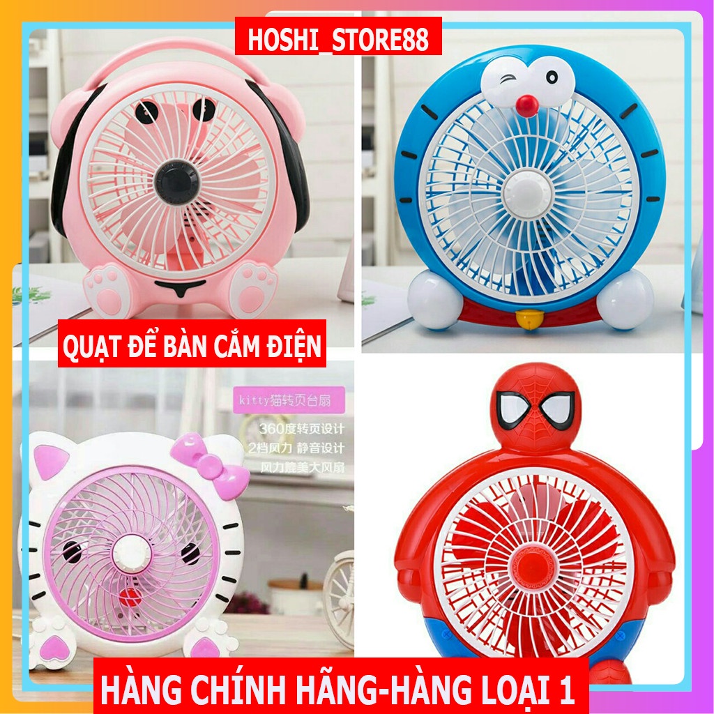 Quạt mini để bàn,quạt để bàn mini hình thú siêu yêu