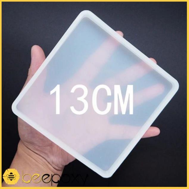 [BEEPOXY]  Khuôn Silicon Làm Khay Hình Vuông 13cm