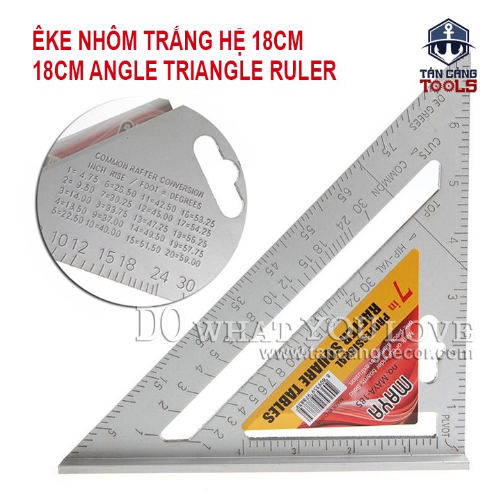 Eke Nhôm Trắng 18 Cm MAYA