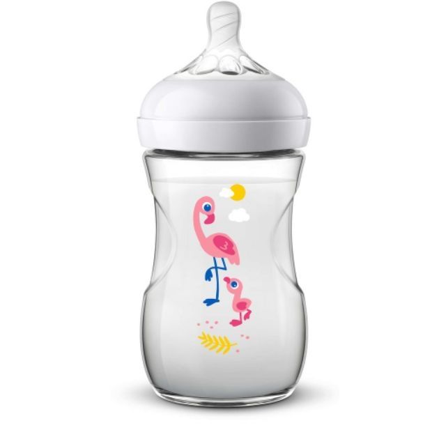 Bình sữa Philips AVENT 260ml hoạ tiết