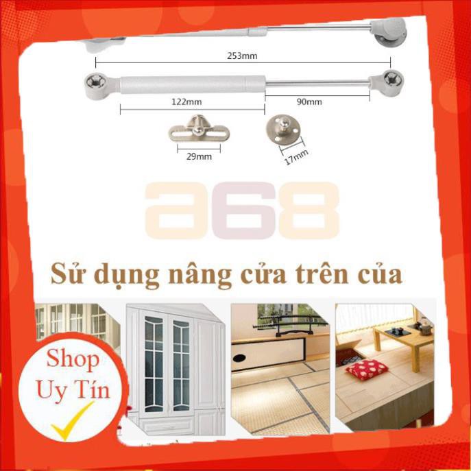 Tay nâng chống cánh tủ blu piston  80N 100N 120N 150N (tay chống thủy lực)