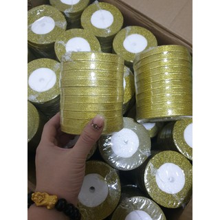 1 lốc ruybang kim tuyến 1cm 10 cuộn