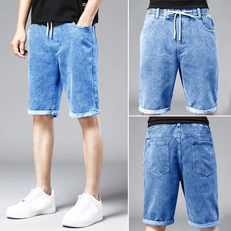 Short jean cạp chun