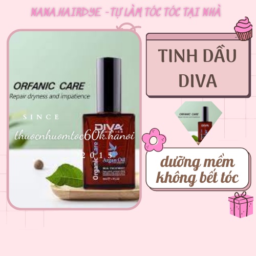 Tinh dầu serum dầu dưỡng tóc khô xơ hư tổn Diva 50ml