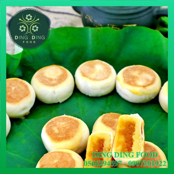 Bánh Pía Mini Thịt Chà Bông Trứng Muối 480g [12 BÁNH]| Pía Tân Huê Viên| Ăn Vặt| Pía Kim Sa Chà Bông - DING DING FOOD