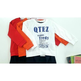 [ ĐẸP XUẤT SẮC] VT00056 Bộ Quần Áo Thu Đông LITIBABY Thời trang trẻ em in chữ QTEZ cho bé trai từ size 3-10 tuổi
