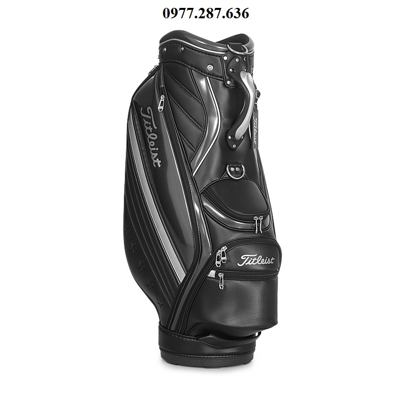 Túi đựng gậy golf Titleist túi gậy da PU gậy chống nước 5 ngăn cao cấpTM015