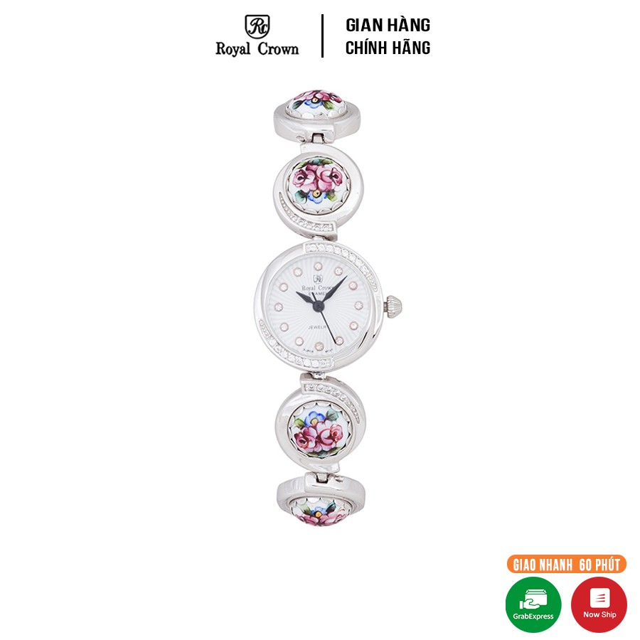 Đồng hồ nữ Chính Hãng Royal Crown 6430 Ceramic Watch (Handmade Special)