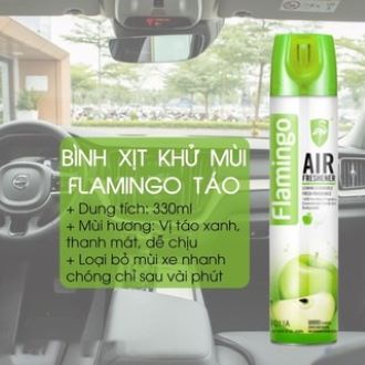 Xịt khử mùi ô tô Flamingo F011 dung tích 330ml mùi hương nước hoa, hoa quả từ thiên nhiên