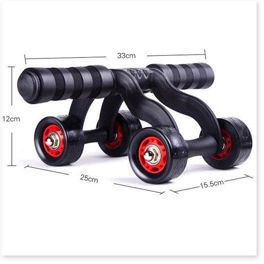 Con lăn tập bụng 4 bánh, 3 bánh cao cấp  TT&GĐ