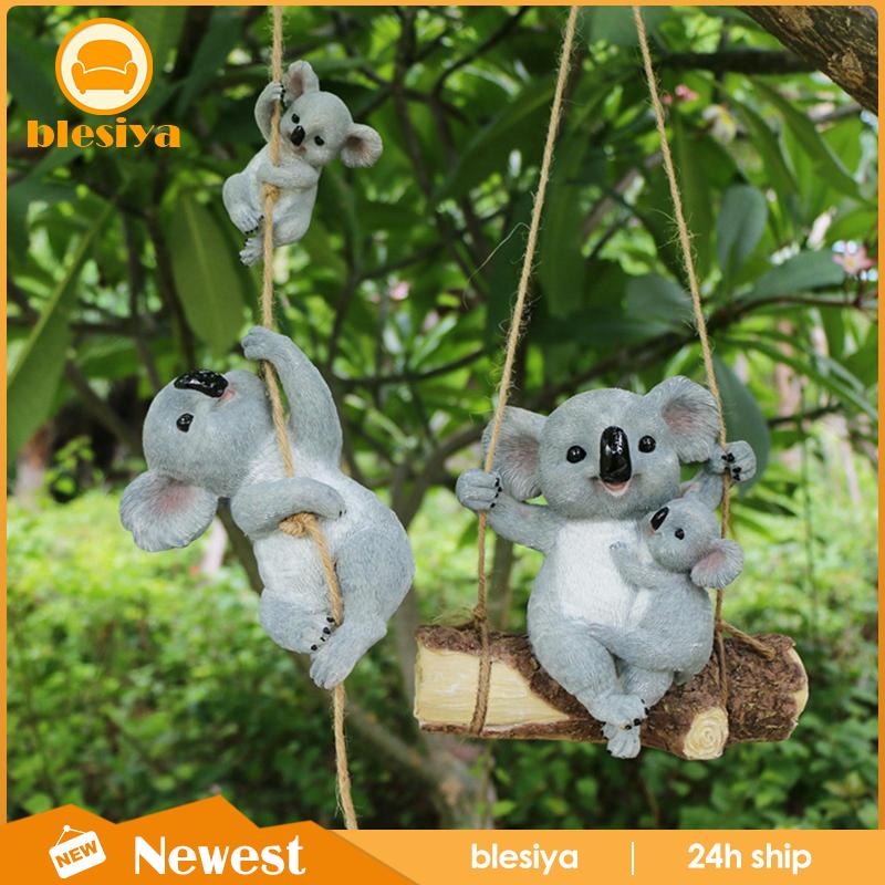 [Blesiya] Tượng Gấu Koala Trang Trí Sân Vườn