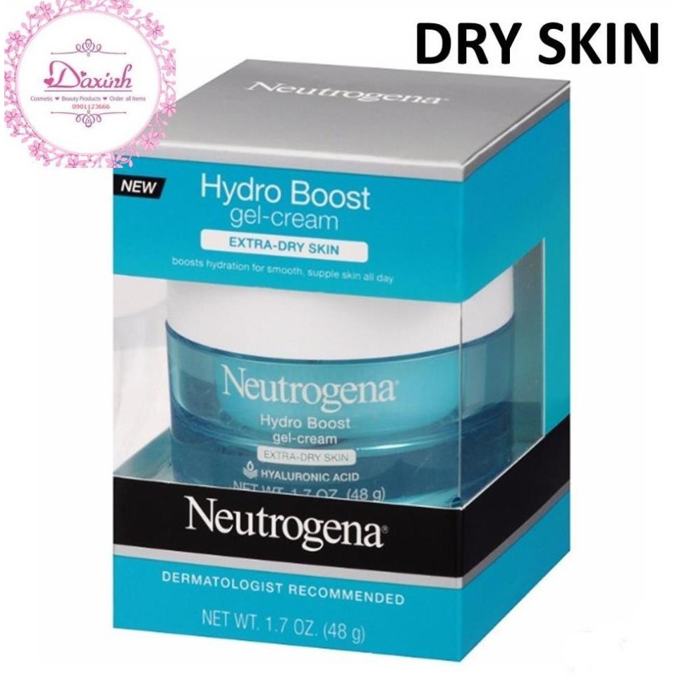 [Hàng USA] Kem Dưỡng Siêu Cấp Ẩm Cho Da Khô Neutrogena Hydro Boost Gel Cream for Extra – Dry Skin (48g)