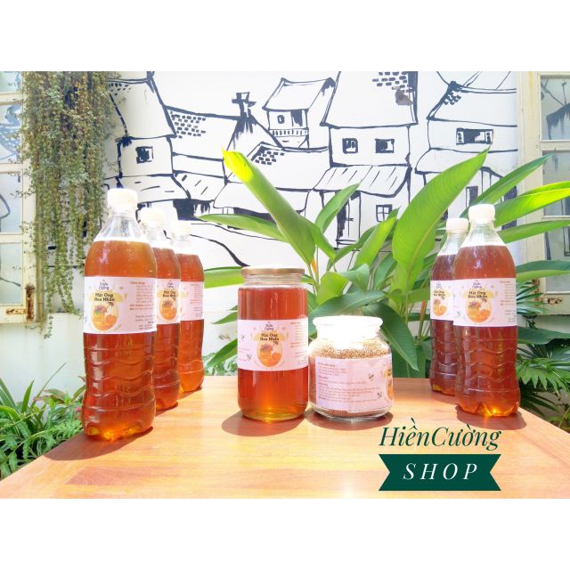 [ Giá Hủy Diệt ] Mật Ong Hoa Nhãn Hưng Yên Chai 1Lít=1300gr