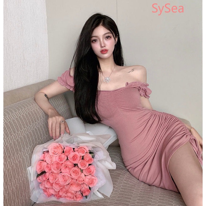 Đầm Ôm Body Màu Sắc Đơn Giản Quyến Rũ Cho Nữ