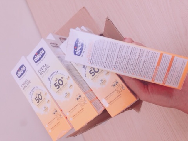 Kem chống nắng dùng cho trẻ em 0M+ SPF 50+ Chicco
