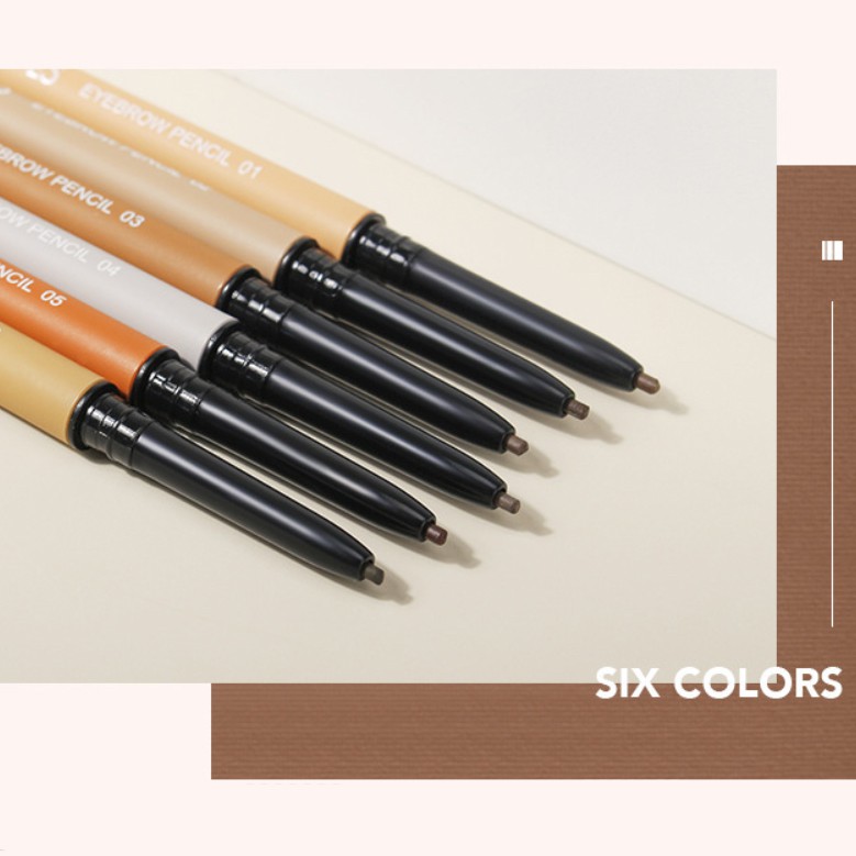 Chì kẻ mày siêu mịn hai đầu SheLoves Slender Double Silky Eyebrow Pencil 0.1g