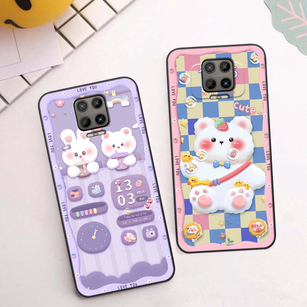 Ốp lưng Vsmart Aris / Aris Pro in hình gấu cute,bò sữa 3D cute dễ thương