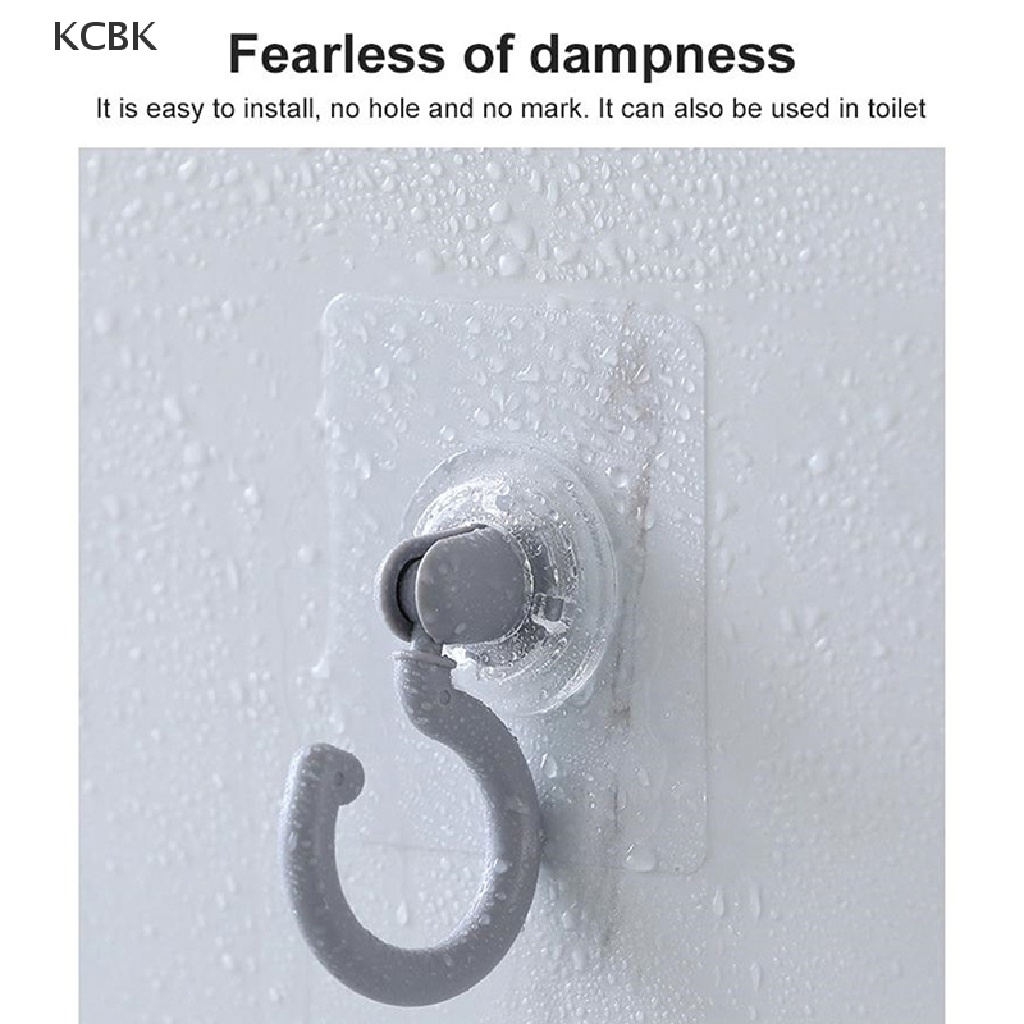 KC Ceiling Rotary Hook Strong Hook Household Multifunction Adhesive Hook Kitchen BK