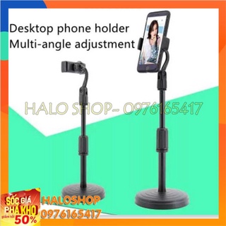 Giá đỡ điện thoại để bàn xoay 360 độ chân đế tròn DC 05
