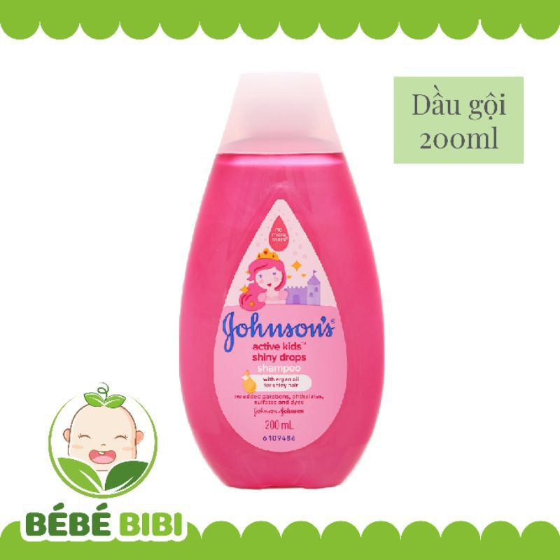 Dầu gội óng mượt cho bé gái Johnson's 200ml