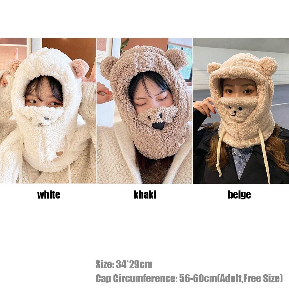 Mũ Beanie Chống Gió Giữ Ấm Mùa Đông Thời Trang Dễ Thương 1 Cái