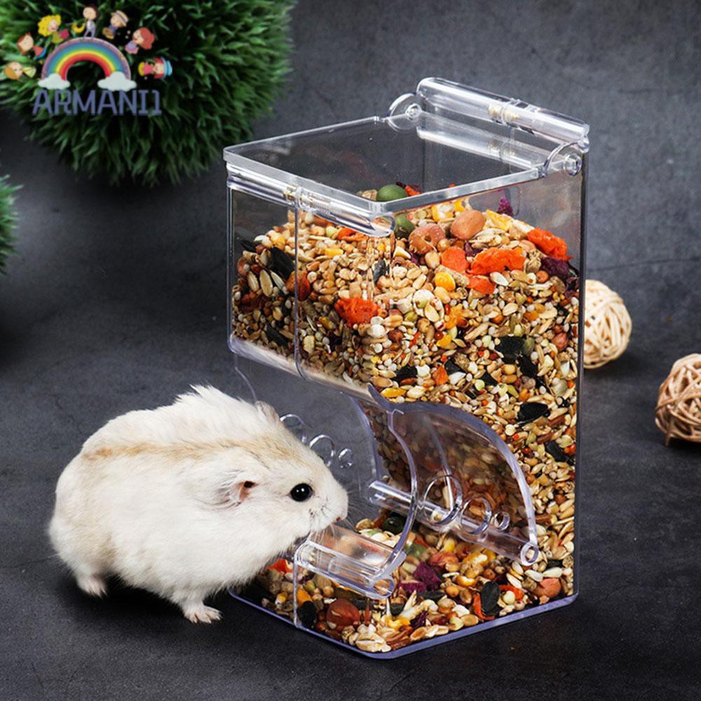 ARMANI Dụng Cụ Cho Chuột Hamster Ăn Tự Động Trong Suốt